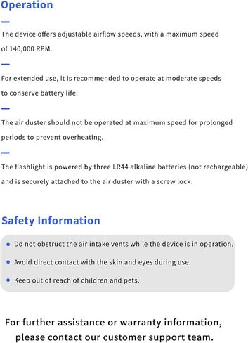 منفضة هواء كهربائية قوية من كوموكس مع شعلة - سرعة عالية 140000 دورة في الدقيقة، مستويات تدفق هواء قابلة للتعديل، تحل محل منفاخ الهواء المضغوط الذي يمكن إعادة شحنه لتنظيف لوحات مفاتيح الكمبيوتر والسيارات الخارجية والمنزل in Kuwait