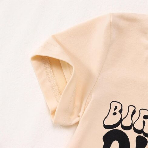 KEKEMI Birthday Boy Shirt Toddler Baby Boys Birthday Party T-Shirt Birthday Dude Letter Print Tee Tops Birthday Shirt Gift in Kuwait