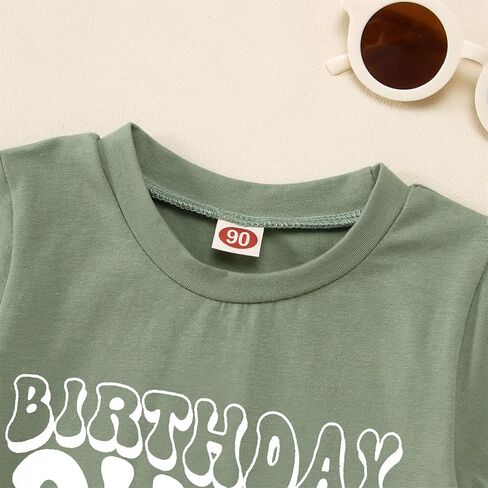 KEKEMI Toddler Boy Birthday Dude Graphic Shirt Baby Boys Funny Letter Print T-Shirt 1st 2nd 3rd 4th 5th B-Day Party Tee Tops in Saudi Arabia