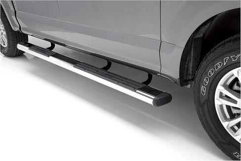 ARIES S2891 91-Inch Oval Polished Stainless Steel Nerf Bars, Brackets Sold Separately in Saudi Arabia