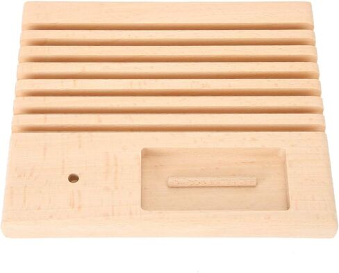 Fdit Wooden Quilting Ruler Rack DIY Spool Holder Rack Storage Organizer Sewing Tool for Knitting and Crafts DIY Sewing in Saudi Arabia