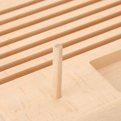 Fdit Wooden Quilting Ruler Rack DIY Spool Holder Rack Storage Organizer Sewing Tool for Knitting and Crafts DIY Sewing in Saudi Arabia