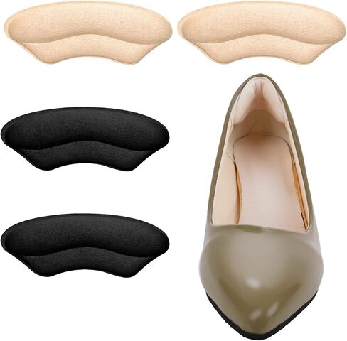 بطانات للكعب، واقيات للتجاعيد، زوجان من وسائد الوقاية من البثور، من جلد الغزال، أحذية كبيرة جدًا، مقابض حشو، نعال داخلية عالية، بطانة حماية للظهر، ملحقات للنساء والرجال (متعددة الألوان) in Kuwait