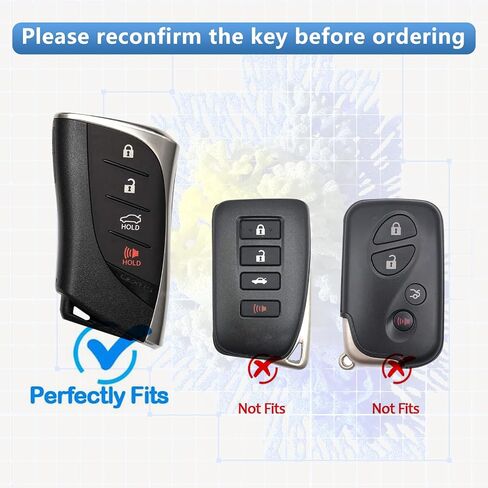 Key Fob Shell Cover Case, Compatible with BMW 1 2 3 4 5 6 7 Series X3 X4 M2 M3 M4 M5 M6 F12 F20 F21 F22 F25 F30 F31 GT3 Z4 4-Button in Saudi Arabia