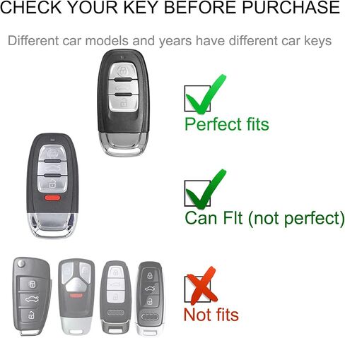 for Toyota Key Fob Cover with Leather Lanyard, Car Key Fob Case Compatible with Toyota 2018-2022 Camry RAV4 Highlander Avalon C-HR Prius Corolla GT86 Smart Key Protector Holder in Saudi Arabia