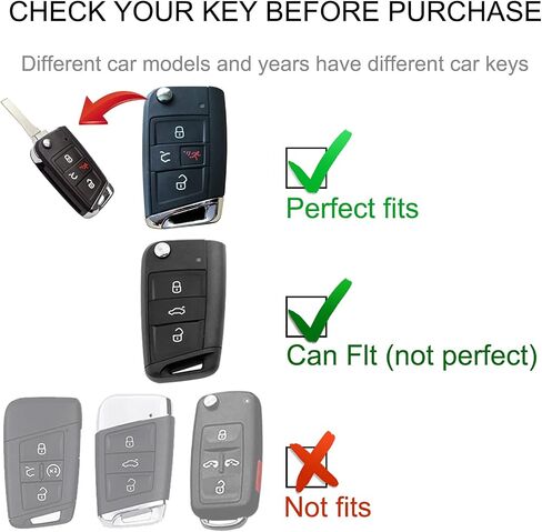 for Toyota Key Fob Cover with Leather Lanyard, Car Key Fob Case Compatible with Toyota 2018-2022 Camry RAV4 Highlander Avalon C-HR Prius Corolla GT86 Smart Key Protector Holder in Saudi Arabia
