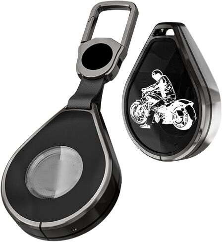 Alloy Metal Key Fob Cover,Compatible with Harley Davidson Fatboy Heritage Classic Standard RoadKing Ultra Classic Electra Glide V-Rod Dyna Sportster Key Fob,Armor TPU Key Fob Case Black in Saudi Arabia