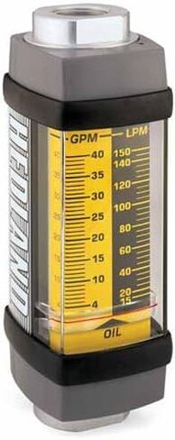 أجهزة قياس التدفق Hedland (Badger Meter Inc) H600A-005 - مقياس التدفق الهيدروليكي لمعدل التدفق - أقصى معدل تدفق 5 جالون في الدقيقة، SAE-10 1/2 بوصة حجم المنفذ in Saudi Arabia