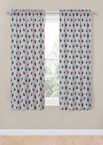 Jay Franco Minecraft Genda Iso Animals 63" inch Drapes - Beautiful Room Décor & Easy Set Up, Bedding Features Creeper & TNT - Curtains Include 2 Tiebacks, 4 Piece Set (Official Minecraft Product) in Saudi Arabia