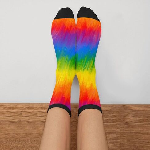 Casual Unisex Novelty Fun Crew Socks Fashion Comfortable Men And Women Crazy Dress Socks in Saudi Arabia