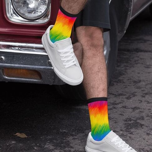 Casual Unisex Novelty Fun Crew Socks Fashion Comfortable Men And Women Crazy Dress Socks in Saudi Arabia