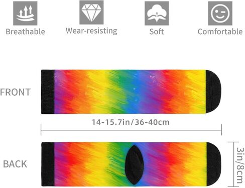 Casual Unisex Novelty Fun Crew Socks Fashion Comfortable Men And Women Crazy Dress Socks in Saudi Arabia