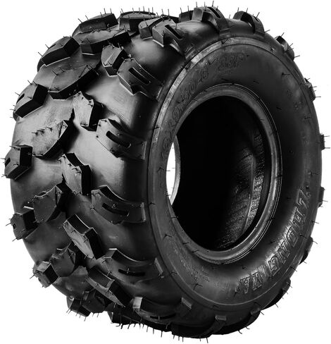 إطار KYX 18x9.5-8 ATV - 4 PR، مناسب للتضاريس الوعرة، نمط Z-124، بدون أنبوب، مجموعة من 2 in Kuwait