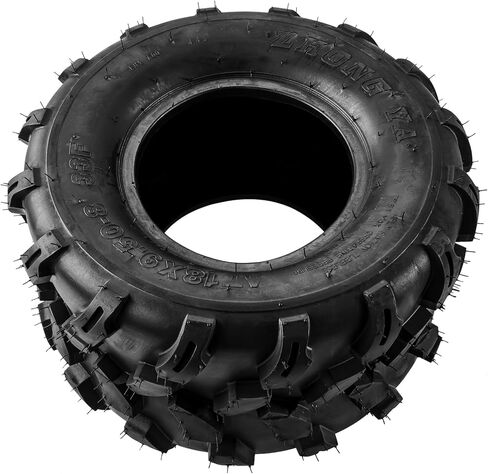 إطار KYX 18x9.5-8 ATV - 4 PR، مناسب للتضاريس الوعرة، نمط Z-124، بدون أنبوب، مجموعة من 2 in Kuwait