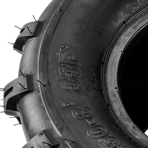 إطار KYX 18x9.5-8 ATV - 4 PR، مناسب للتضاريس الوعرة، نمط Z-124، بدون أنبوب، مجموعة من 2 in Kuwait