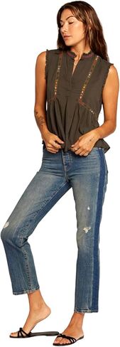 Current/Elliott Women's The Solace Sleeveless Blouse in Kuwait