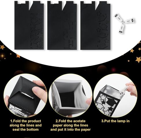 3 قطع من صناديق الفانوس المركزية لطاولة التخرج فئة 2024 حقائب مضيئة مقطوعة بالليزر وديكورات حفلات التخرج فانوس تخرج ثلاثي الأبعاد مع ضوء فانوس لمفضلات حفلات التخرج in Kuwait