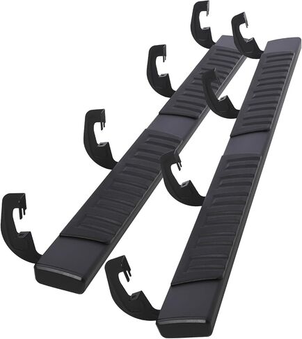 Garvee 6" Running Boards,Side Steps for 2007-2018 Chevy Silverado/GMC Sierra 1500, 2007-2019 2500/3500HD Crew Cab(Exclude 07 Classic), 4 Full Size Doors/Gas Engine Only, Aluminum Nerf Bars in Saudi Arabia