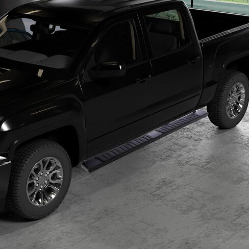 Garvee 6" Running Boards,Side Steps for 2007-2018 Chevy Silverado/GMC Sierra 1500, 2007-2019 2500/3500HD Crew Cab(Exclude 07 Classic), 4 Full Size Doors/Gas Engine Only, Aluminum Nerf Bars in Saudi Arabia