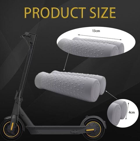 مقبض شريط مقبض سكوتر متوافق مع Ninebot Max G30P/G30LP وغيرها من السكوتر الكهربائي، مقابض مقود من السيليكون، غطاء واقٍ مقاوم للماء ومضاد للانزلاق in Saudi Arabia
