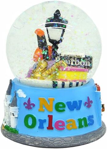 pcf تذكارية نيو أورليانز لويزيانا مارديس غرا سنو غلوب - 65 ملم in Kuwait