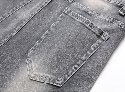 Jeans for Men Stretch Slim Fit Denim Comfort Flex Waist Colored Pants Strechy Regular Fit Tapered Leg in Kuwait