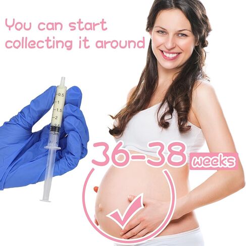 تتضمن مجموعة تجميع اللبأ من تريلاكو ملصقات مجمعة حليب الثدي المختومة والمعقمة بدون إبرة ومحاقن اللبأ وكوب قياس واحد من مجموعة اللبأ لحليب الأم (100 مجموعة، 5 مل) in Kuwait