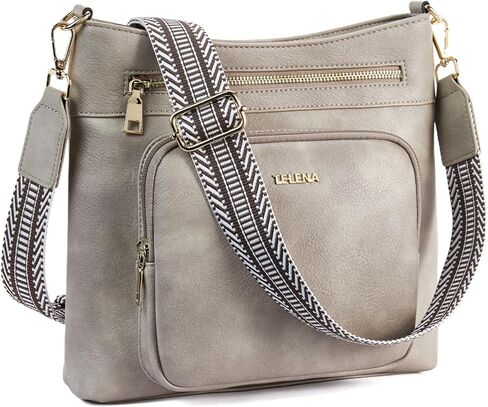 Telena Hobo Bags for Women Leather Purses Crossbody Bag Multi Pockets Large Shoulder Bags with Adjustable Strap in Kuwait