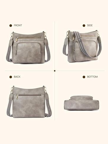 Telena Hobo Bags for Women Leather Purses Crossbody Bag Multi Pockets Large Shoulder Bags with Adjustable Strap in Kuwait
