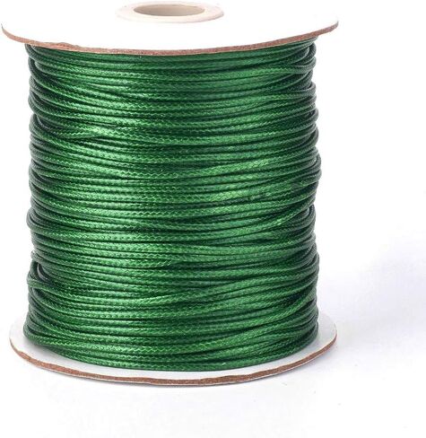Craftdady 175 Yards 0.5mm Waxed Polyester Beading Cord String for Braided Macrame Bracelet Jewelry Making (Burlywood) in Saudi Arabia