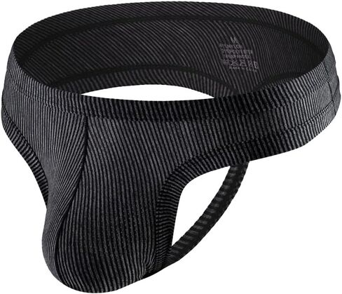 Billtop Men's Striped Low Rise Thong Underwear Stretch Thong T-Back Sexy Underwear in Kuwait