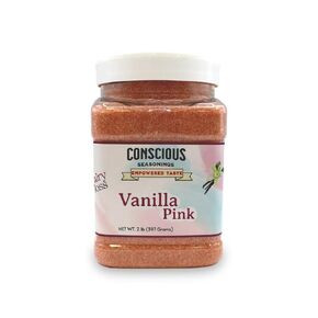 Pink Vanilla Flavored Cotton Candy Sugar Mix - 2lb (397g) Jar - Ready-to-Use for Home & Commercial Floss Machines in Kuwait