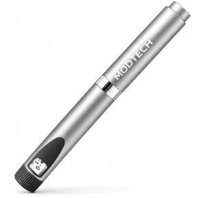 V2 Premium Metal Research Pen with Precision Dial Up to 60 Units - Professional Laboratory Instrument with Aluminum Body & Adjustable Mechanism (Silver) - MODTECH in Kuwait