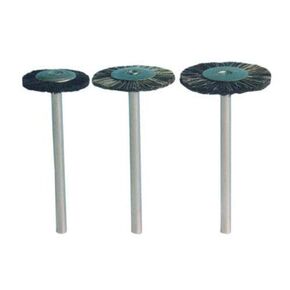 06082 Abbott-Robinson HP Mounted Brush, Size #11 Standard-Stiff, 11/16" Diameter, Silver/Grey, Pack of 144 in Kuwait
