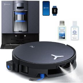 ECOVACS DEEBOT X12 PRO Omni Robot Vacuum and Mop، شفط 22000Pa، رذاذ مسبق FocusJet، محطة غبار بدون كيس، ممسحة OZMO للغسيل الذاتي، تنظيف TruEdge، ZeroTangle، مثالي لشعر الحيوانات الأليفة والسجاد in Kuwait