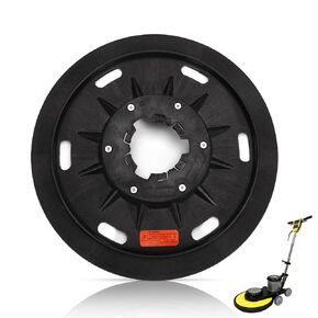 16" Floor Buffer Pad Driver Holder Attachment with 2 Inch Built-in Riser Fits for 17" Floor Buffers Scrubbers, with Shower Feed Holes 5 Inch Center Hole, Universal Pad Holder Attachment in Kuwait