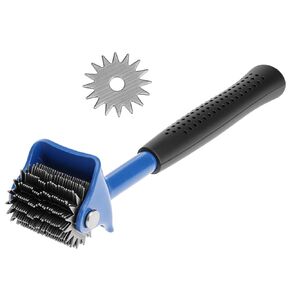 QWORK Grinding Wheel Dresser, Star Bench Grinding Restorer Device - Heavy Duty Steel Tool for Wheel Surface Polishing, Correction, Sharpening, Maintenance, in Saudi Arabia