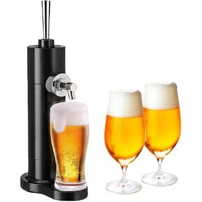 Draft Pour Beer Dispenser,Canned Beer Draft System,Beer Foam Maker,Mini Kegerator,Beer Can Tap,Converts Any Can Into Draft for Beer Bars,Family, Father's Day, Black in Kuwait