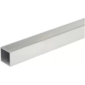 6063 Aluminum Square Tube, 1 in Outside Square x 6 Ft Long, 0.065 in Wall Thickness - Mill Finish Structural Square Tubing in Kuwait