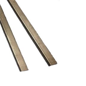Brass Square Stick Thin Rod Solid Bar 1/10mm Length 500mm, 2/4pc(9x9mm 2Pcs) in Saudi Arabia
