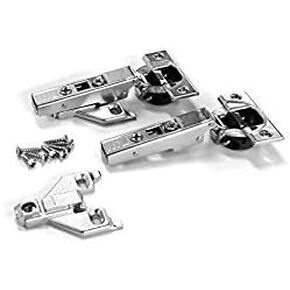 Blum CLIP top BLUMOTION Soft-Close Hinges, 110 degree, Self closing, Face Frame, with Mounting Plates (Full - Overlay - 8 pack) in Kuwait