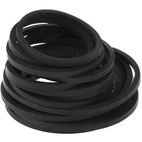 20pcs 2mm Width Square Rubber Belt 40-65mm/75-100mm/110-145mm Mix Tape Machine Belts, Black in Kuwait