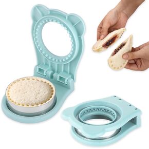 Round Sandwich Cutter and Sealer,Crustless Lunch Maker for kids Sandwich Press uncrustable sandwich maker for Breakfast Lunch in Kuwait