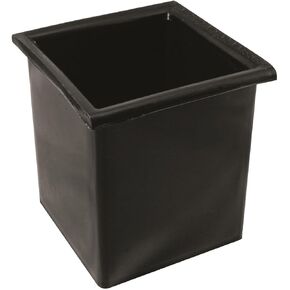 Winco Bar Maid, Bottle Well, Square, Black, Polyethylene in Kuwait