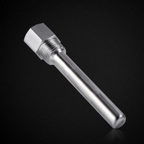 Ejoyous Thermowell، خيوط Thermowell من الفولاذ المقاوم للصدأ 1/2NPT لأجهزة استشعار درجة الحرارة للبيرة المنزلية in Kuwait