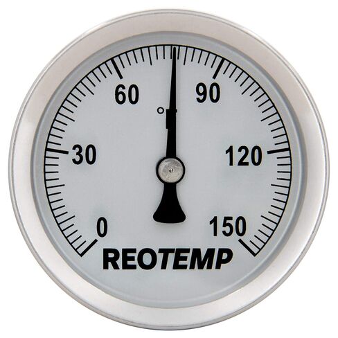 REOTEMP S1-F39 ميزان حرارة سطحي مغناطيسي تناظري، من 0 إلى 150 فهرنهايت in Kuwait