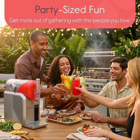 Slushie Machine for Home 68 Oz— Chillux Slushy Machine with 6 Preset Modes (No Ice Needed) — Frozen Drink Machine for Margaritas, Frappes & More in Kuwait