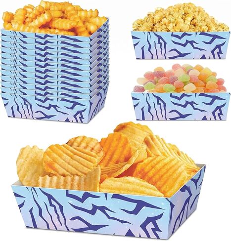 24Pcs Kpop Theme Food Trays Demon Energy Patter Disposable Snack Bowls for Party Serving Trays for Kpop Music Themed Birthday Party Decorations in Kuwait