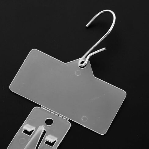 ibasenice Retail Merchandise Hanging Stand and Display 10pcs Strips with Sign Holder Clips for Featuring Easy Installation Maximization Store Supermarket Use in Kuwait
