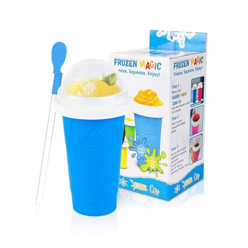Slushy Cup | Portable Cooling Cup, Fast Freezing, Quick Magic Squeeze, for Making Milk, Juice, Yogurt in Kuwait